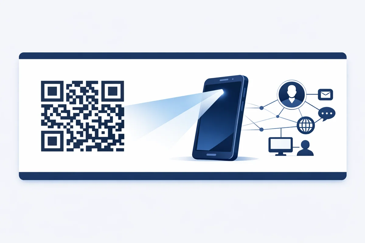 QR-Code auf der Visitenkarte: So machst du's richtig